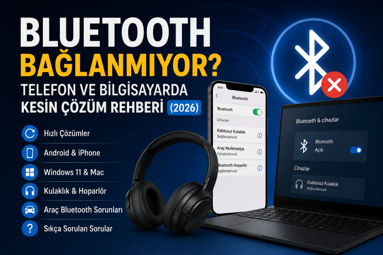 Bluetooth bağlanmıyor telefon ve bilgisayar çözümü