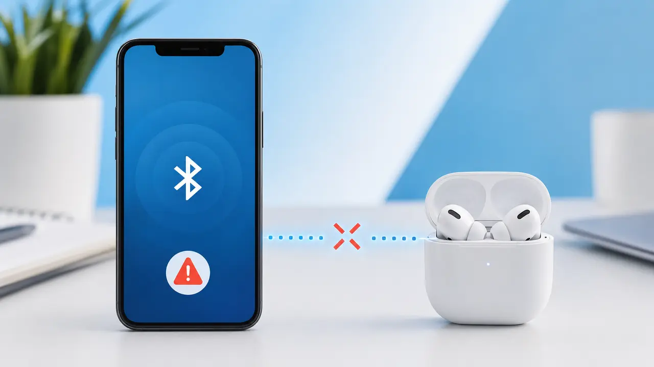 Bluetooth bağlanmıyor sorunu yaşayan telefon ve kablosuz kulaklık