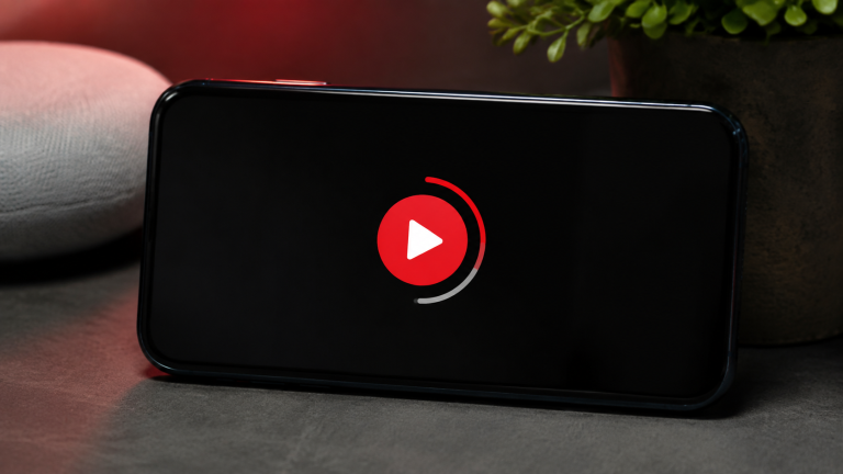 YouTube benzeri video oynatıcıda siyah ekran ve yüklenme simgesi