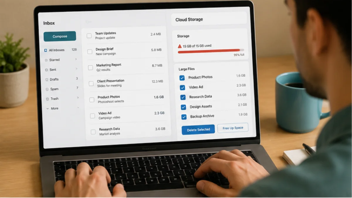 Gmail ve Google depolama alanında yer açma